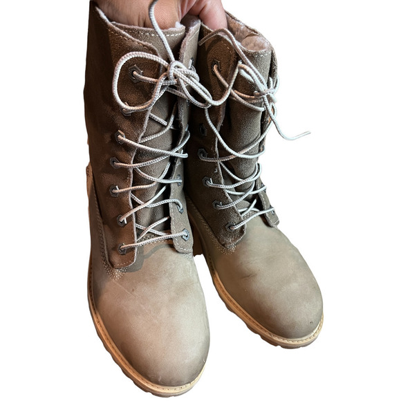 Timberland Women’s Authentic Teddy Fleece Boots / Roll-Top Boots / Size-10W - Picture 10 of 15